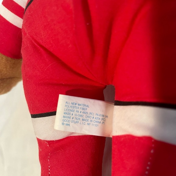 Detroit Redwings Teddy Bear Plush New with NHL Tags Good Stuff - Picture 8 of 8